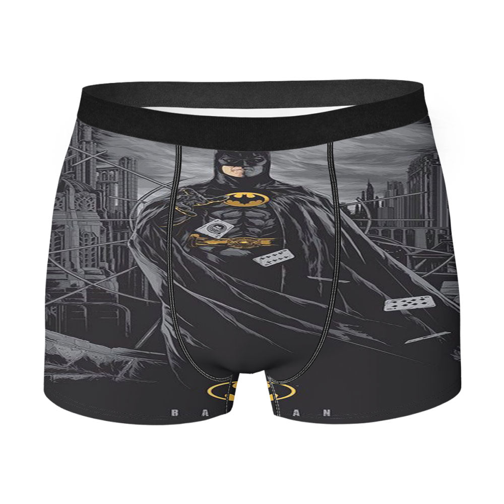 Dark Knight Batman Illustration Men's Boxer Briefs