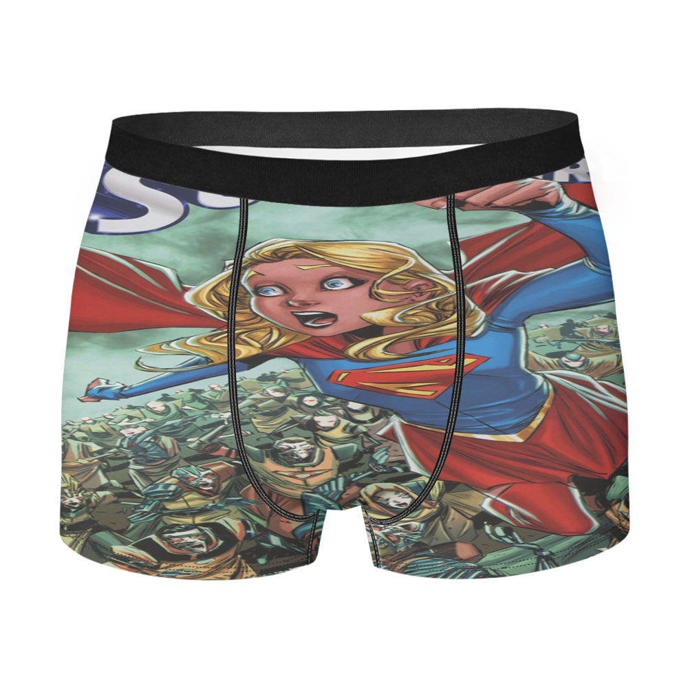 Dc Universe Rebirth Supergirl Super Hero Men's Boxer Briefs