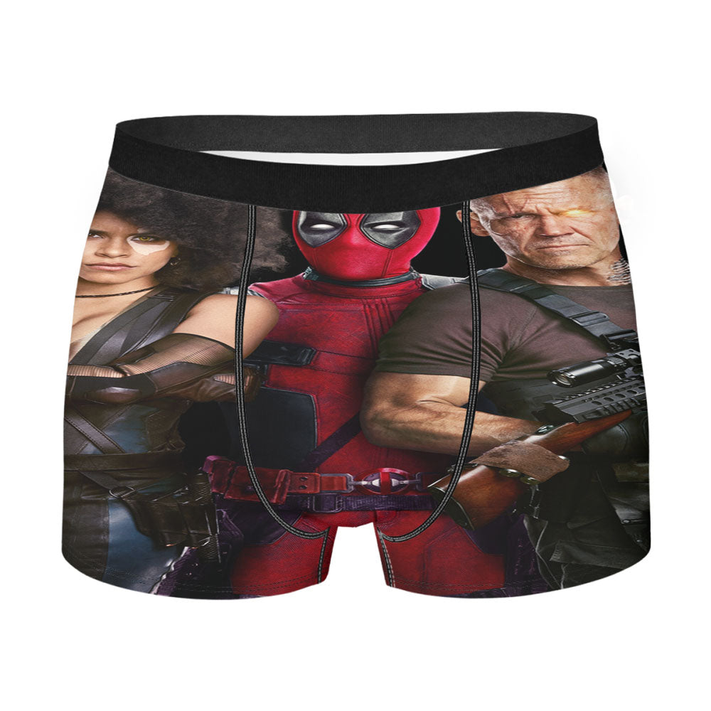 Deadpool 2 Movie Wallpaper Men's Boxer Briefs
