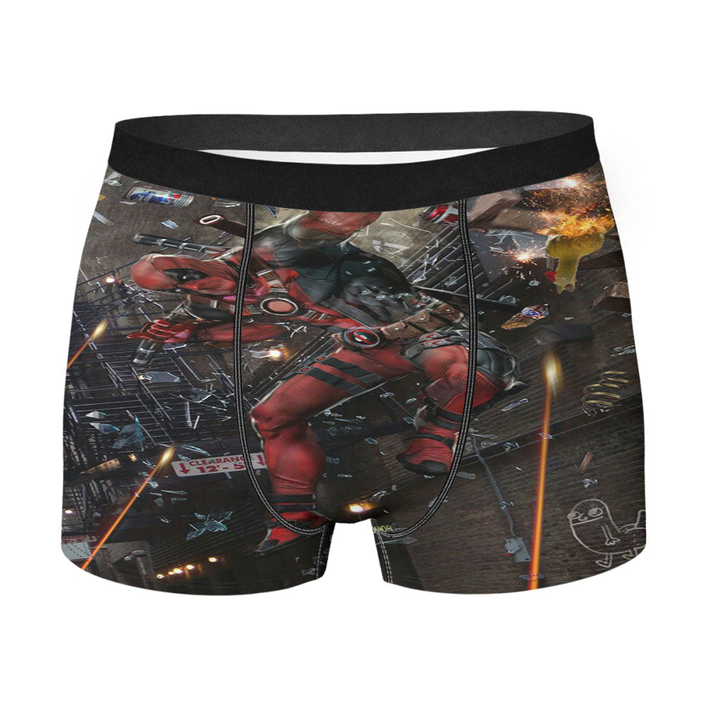 Deadpool Action Men's Boxer Briefs