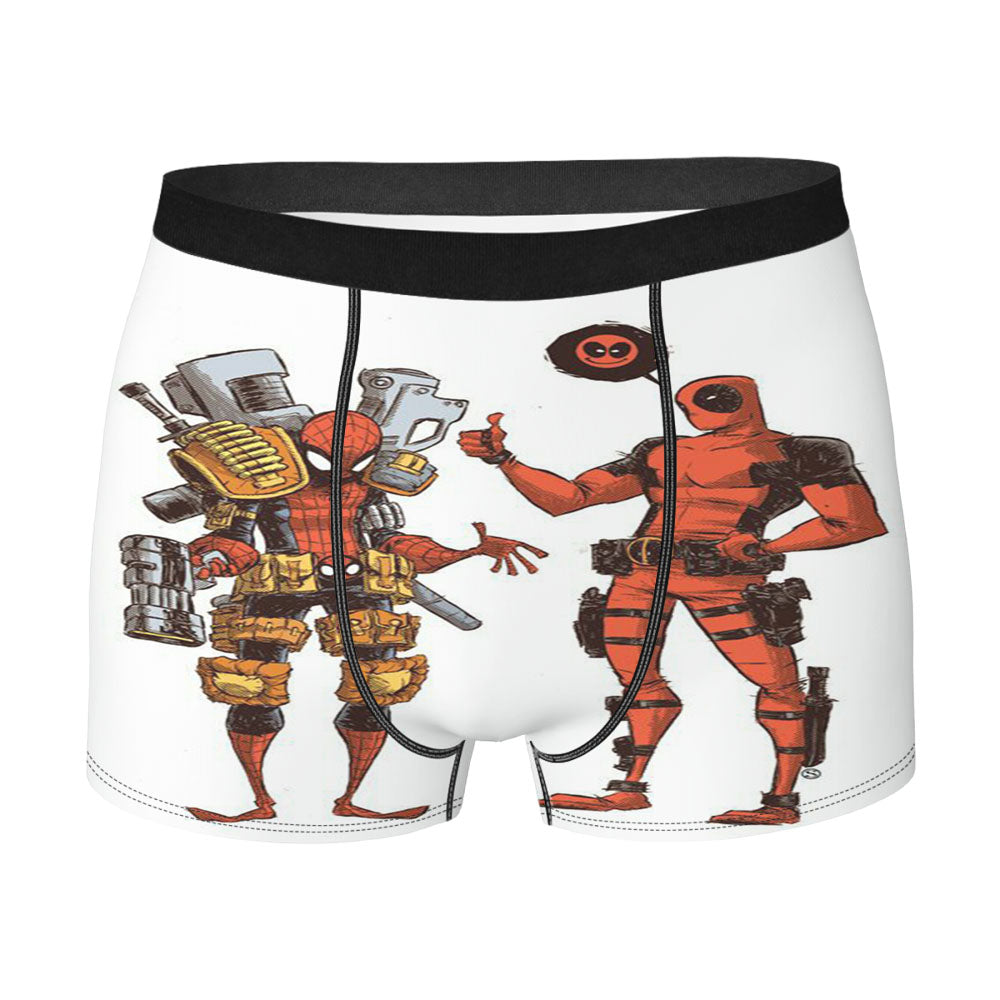 Deadpool And Spiderman Army Men's Boxer Briefs