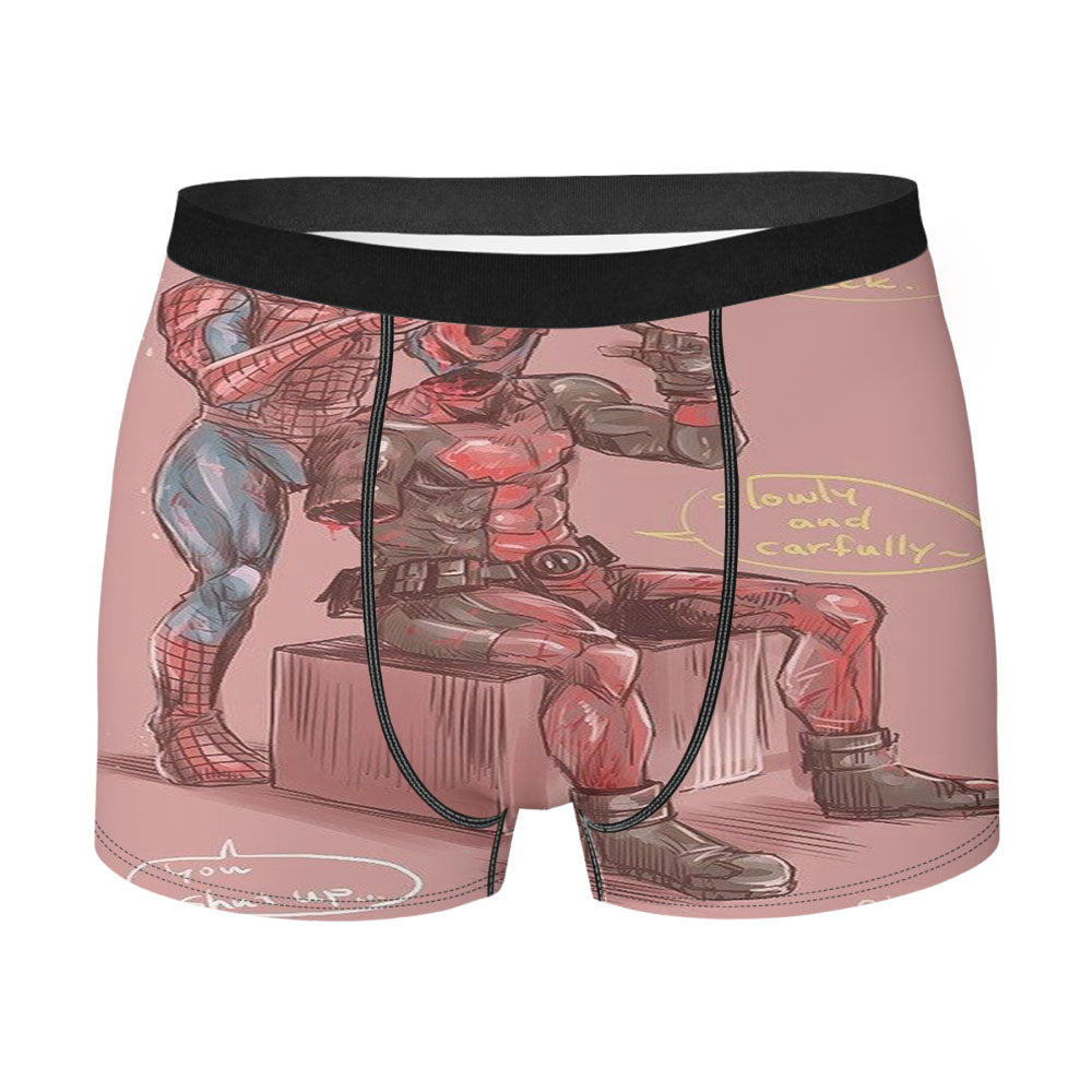 Deadpool And Spiderman Bhee Men's Boxer Briefs