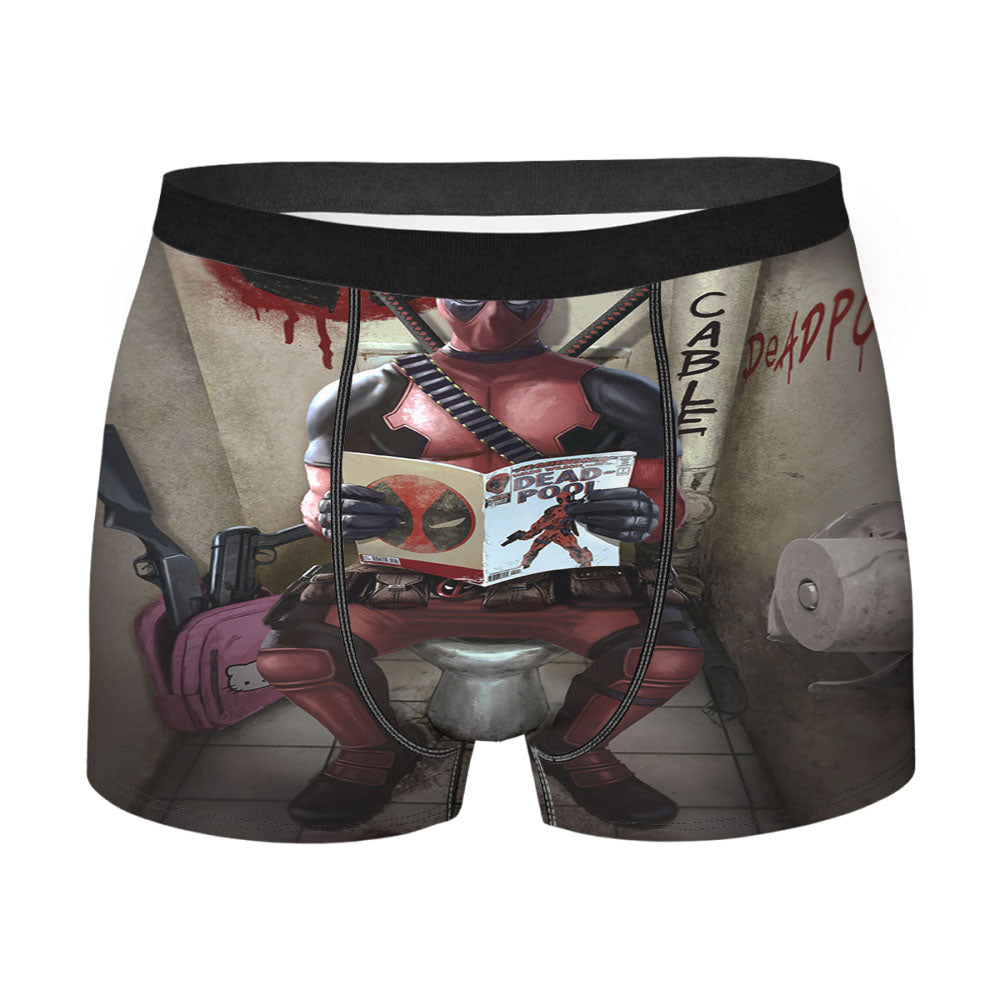 Deadpool Art Graphic Men's Boxer Briefs