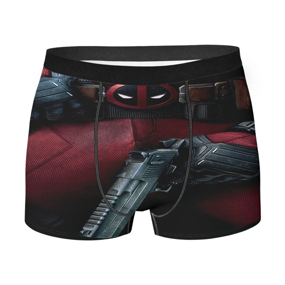 Deadpool Art Illustration Film Hero Men's Boxer Briefs