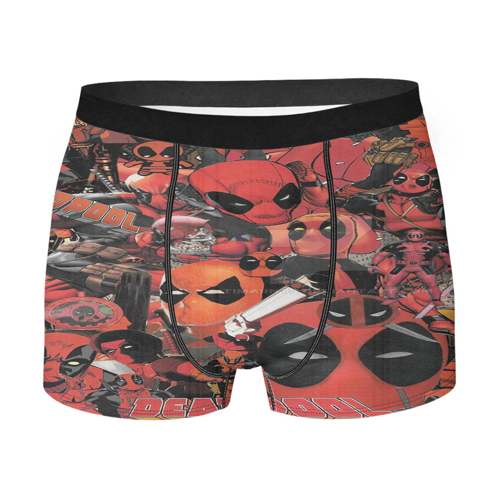 Deadpool Collage Men's Boxer Briefs