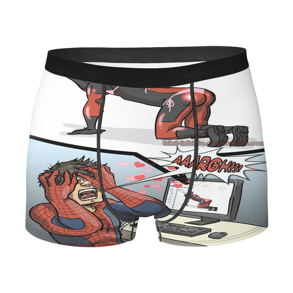 Deadpool Crazy Aaaarrrgghhh Men's Boxer Briefs