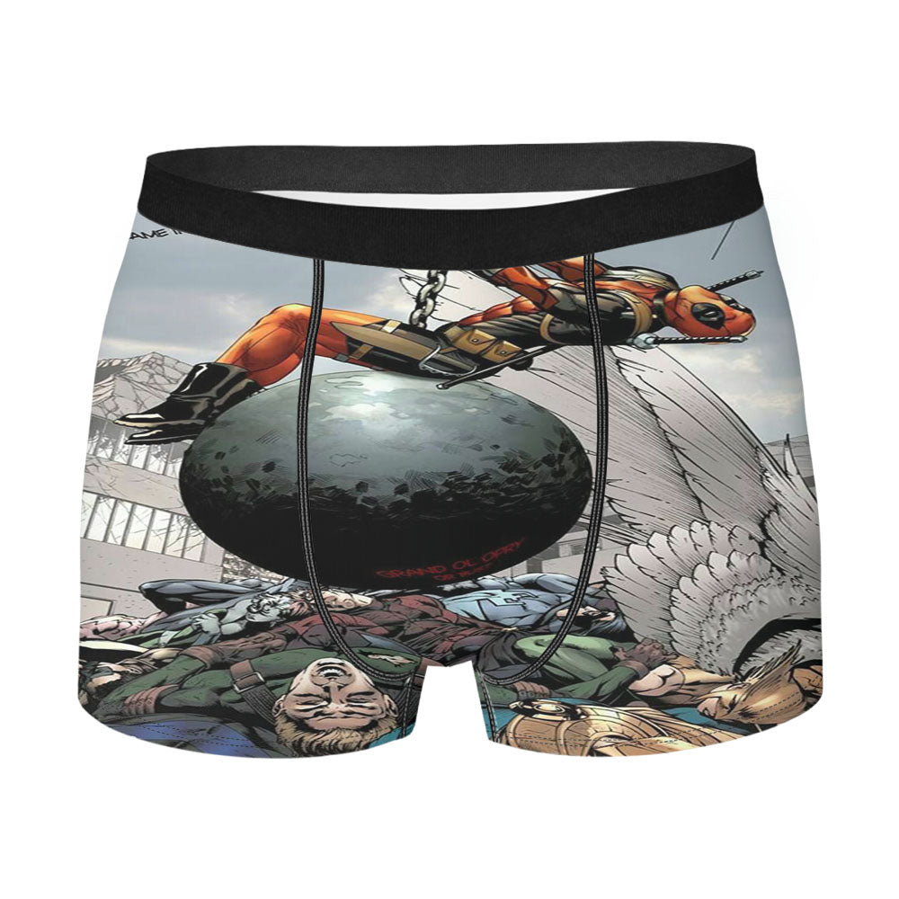 Deadpool Crazy Time Men's Boxer Briefs