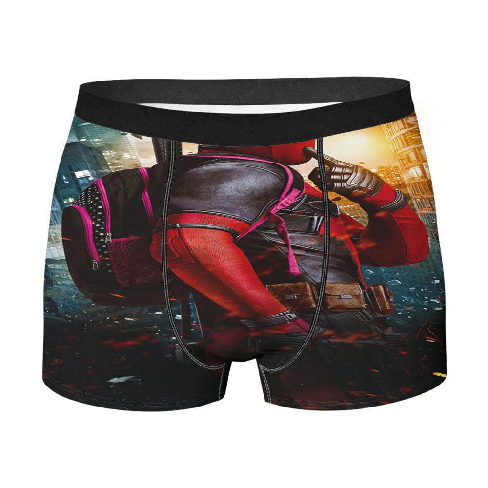 Deadpool Cute Pose Men's Boxer Briefs