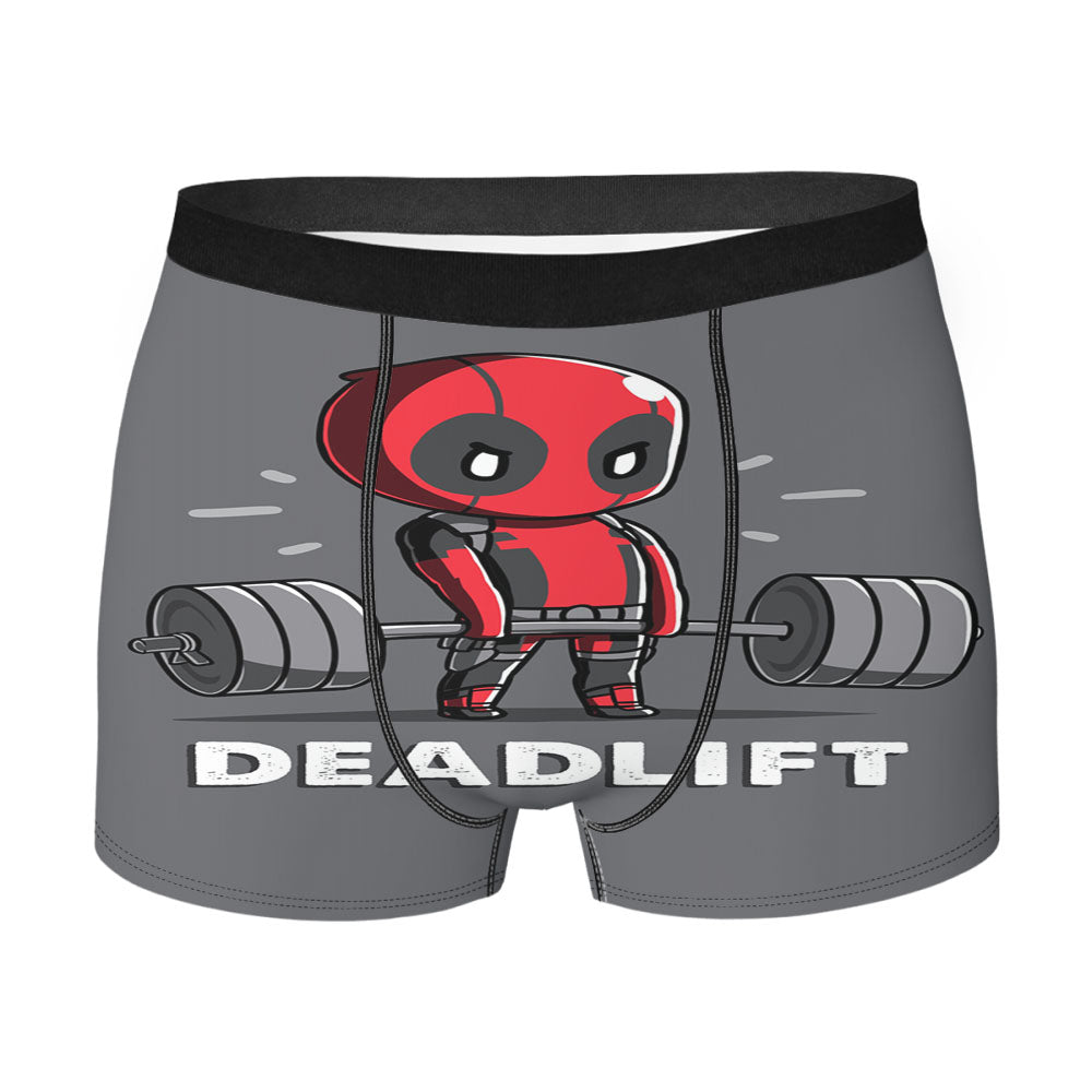 Deadpool Deadlift Funny Men's Boxer Briefs
