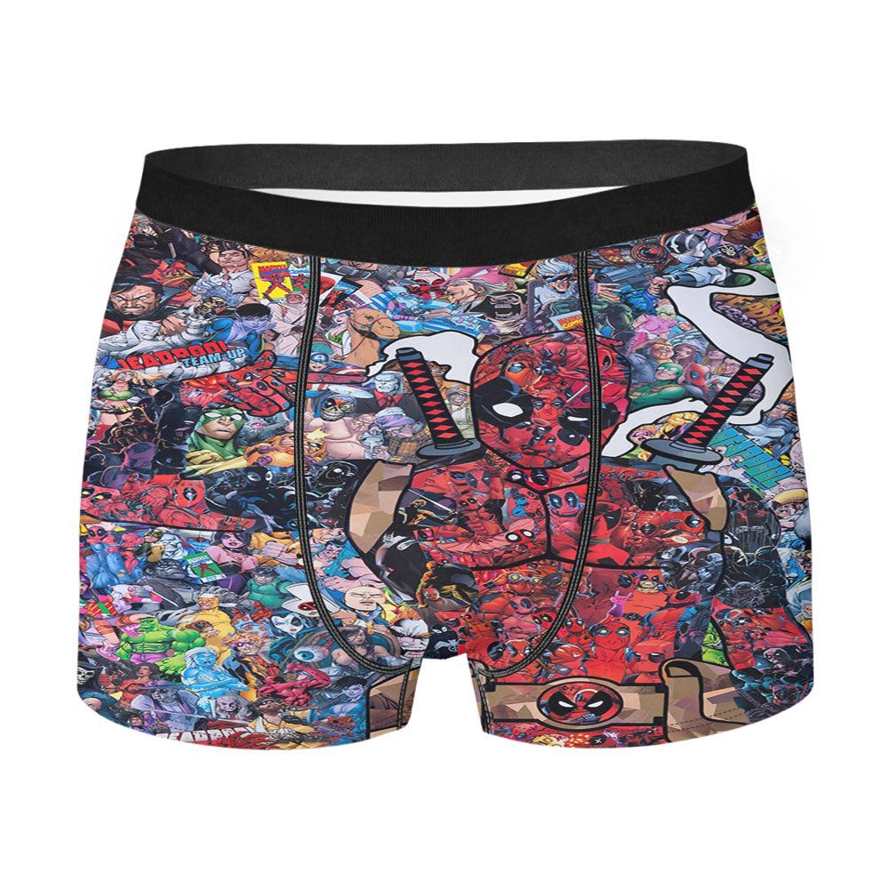 Deadpool Doodle Men's Boxer Briefs