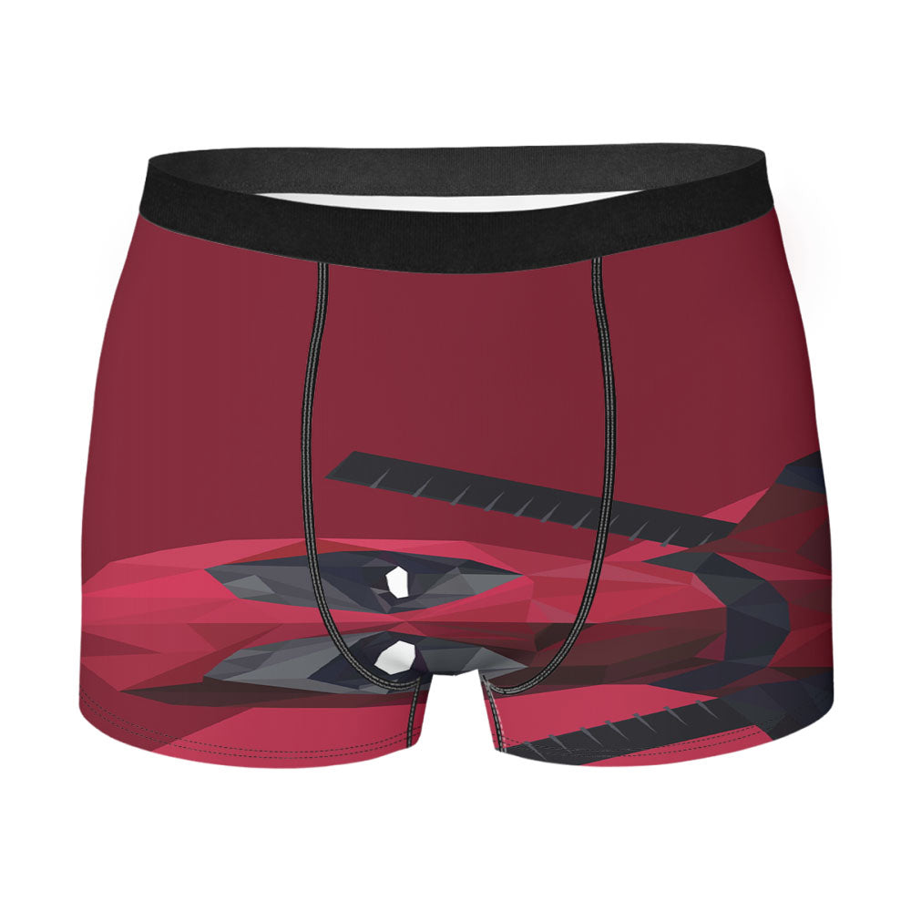 Deadpool Flat Design Men's Boxer Briefs