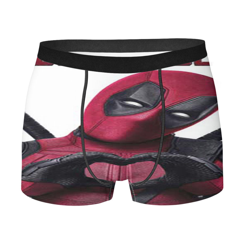 Deadpool Heart Hands Men's Boxer Briefs