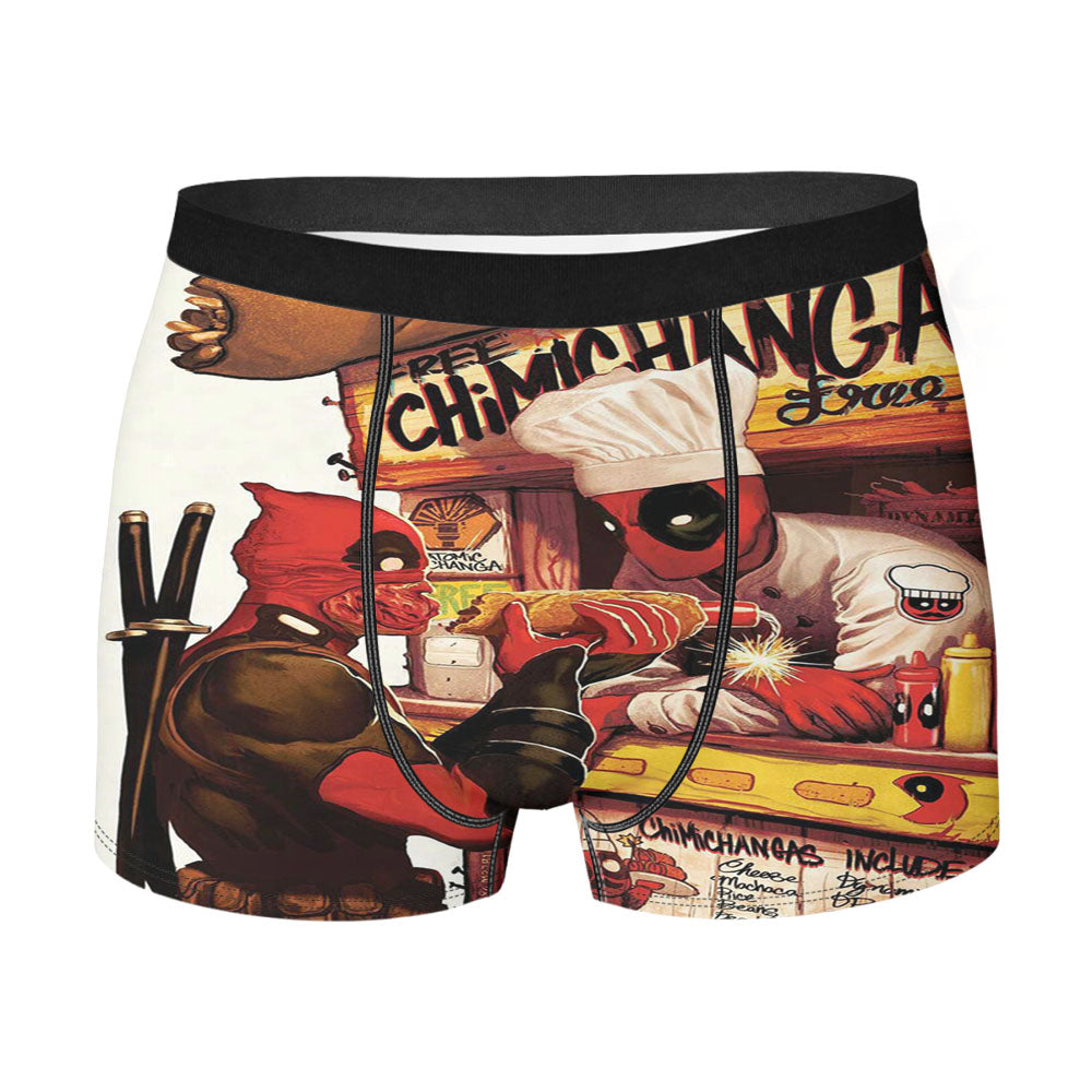 Deadpool Hotdog Men's Boxer Briefs