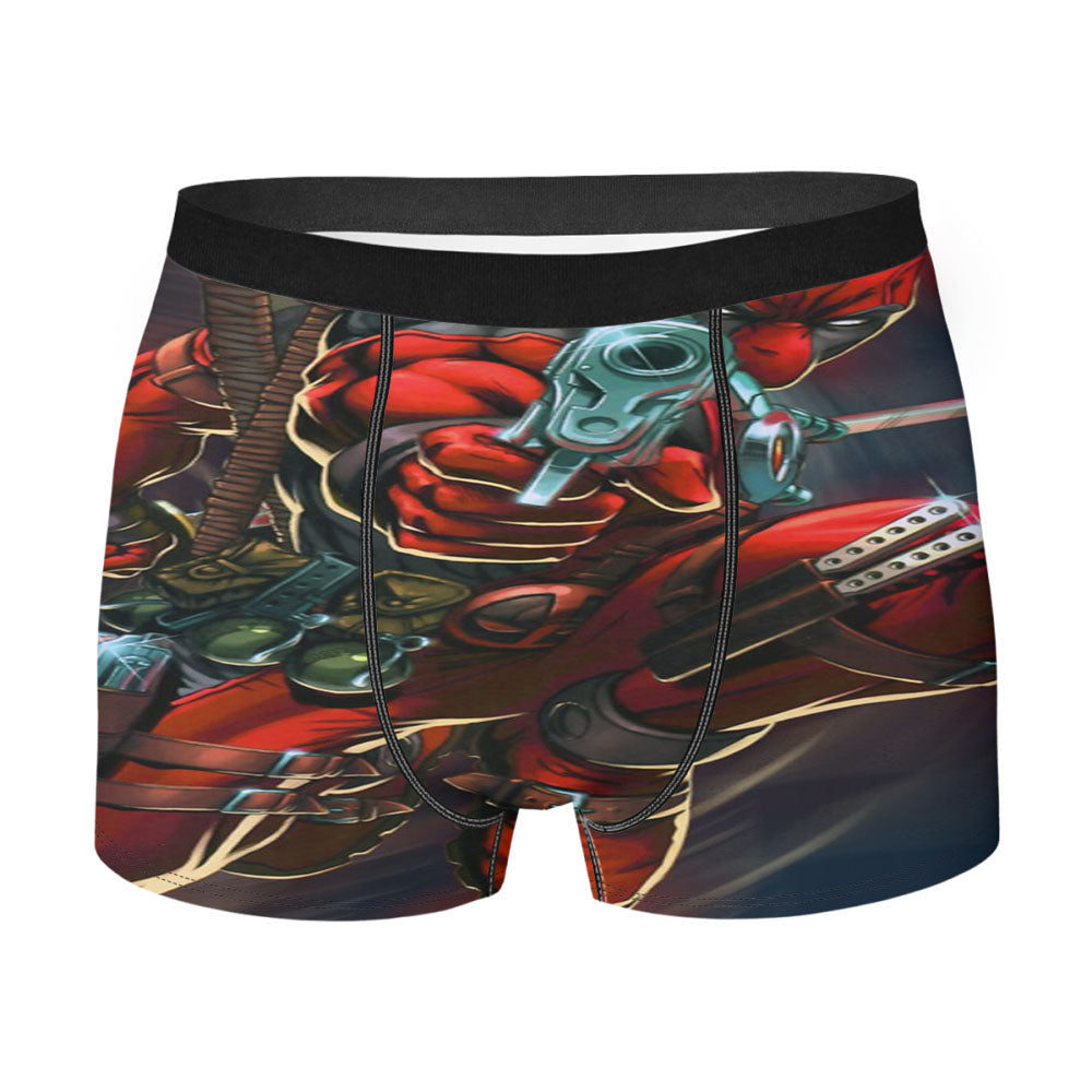 Deadpool In Action Men's Boxer Briefs