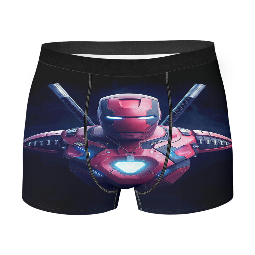 Deadpool Iron Man Suit Men's Boxer Briefs