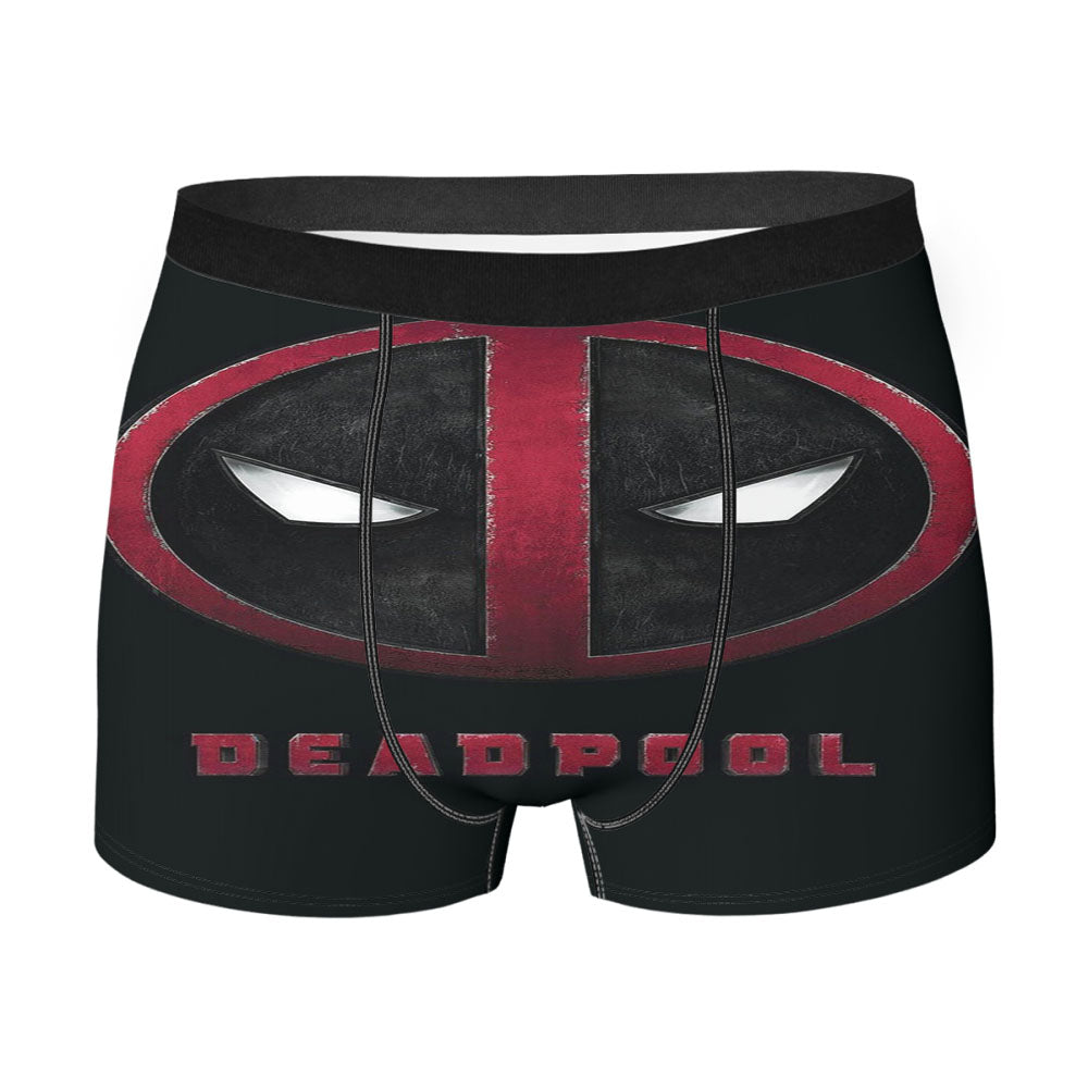 Deadpool Logo Face Men's Boxer Briefs