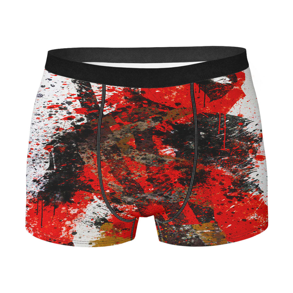 Deadpool Paint Splat Men's Boxer Briefs