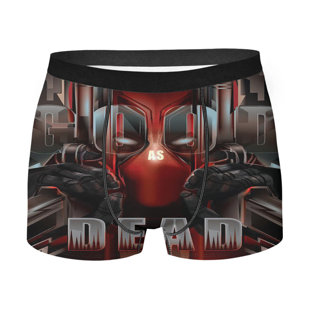 Deadpool Poster Vector Men's Boxer Briefs