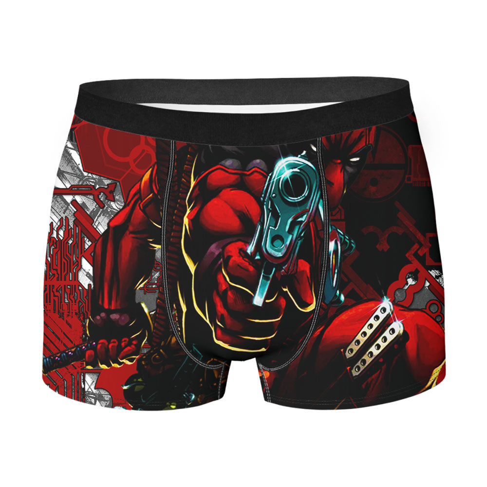 Deadpool Shoot'Em Men's Boxer Briefs