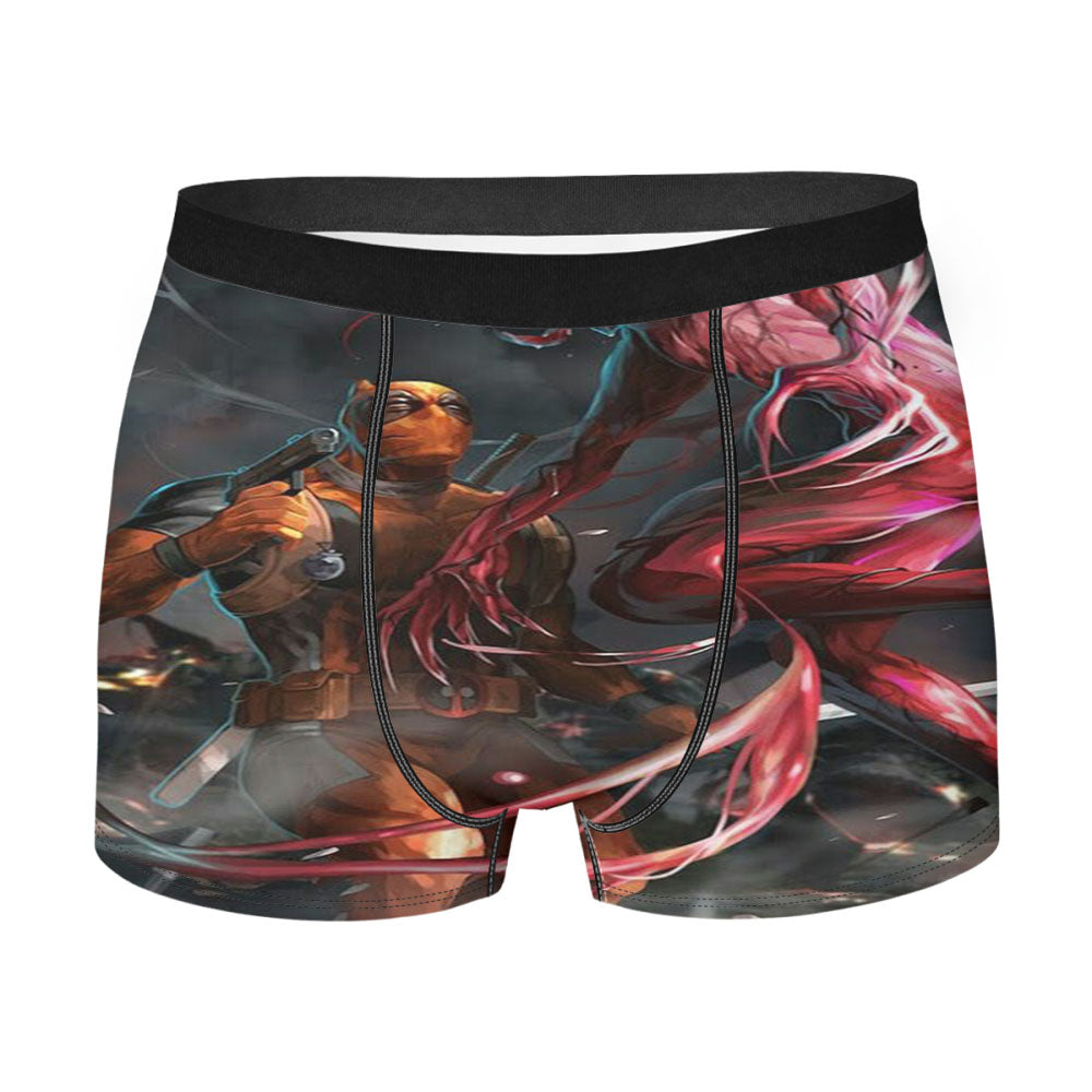 Deadpool Vs Spiderman Men's Boxer Briefs