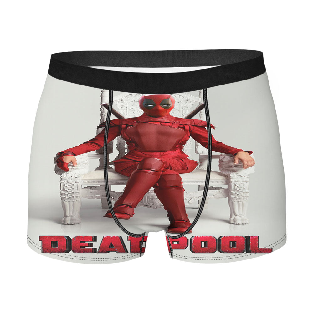 Deadpool White Girl Men's Boxer Briefs