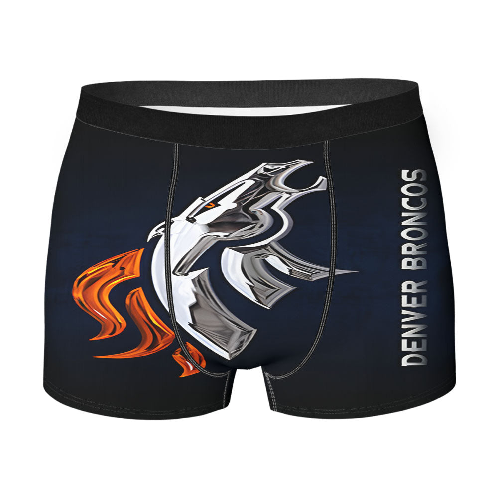 Denver Broncos Wallpaper Men's Boxer Briefs