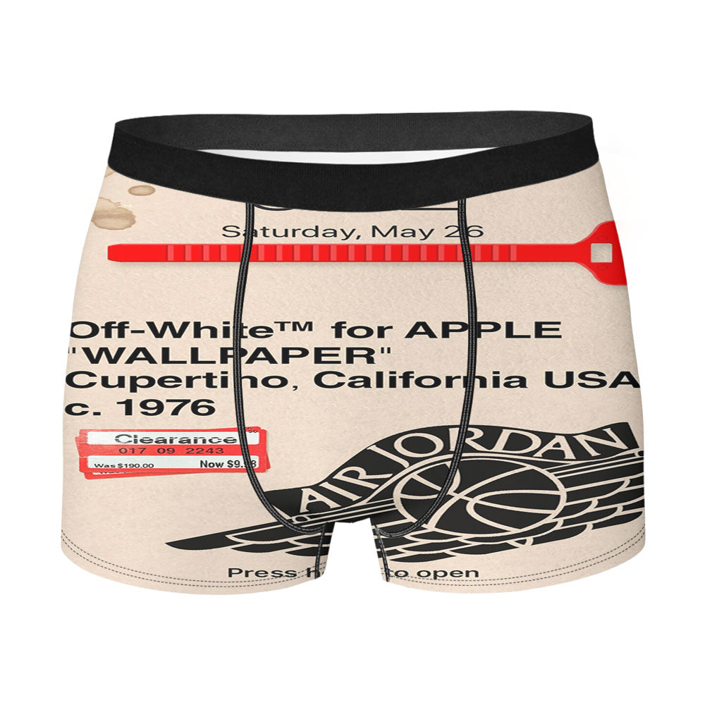 Discussiontried To Make A Parody Off White Wallpaper Men's Boxer Briefs