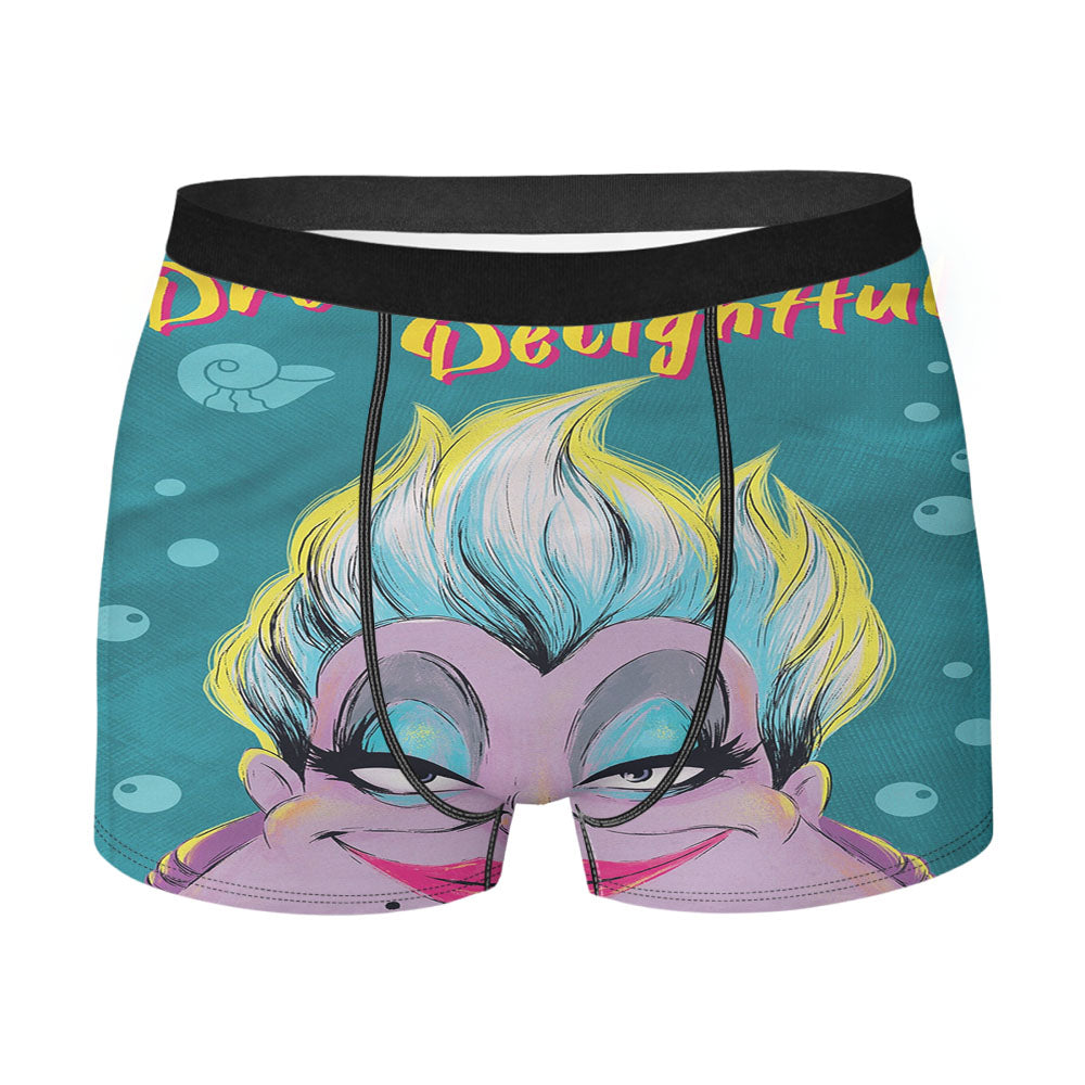 Disney Dreadfully Delightful Ursula Men's Boxer Briefs