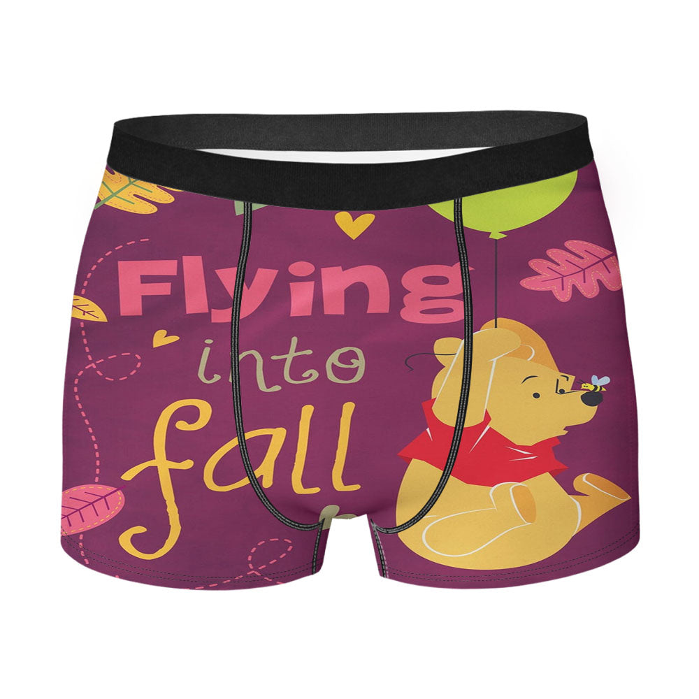 Disney Fall Winnie The Pooh Men's Boxer Briefs