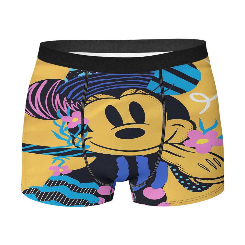 Disney Spring Minnie Mouse Men's Boxer Briefs