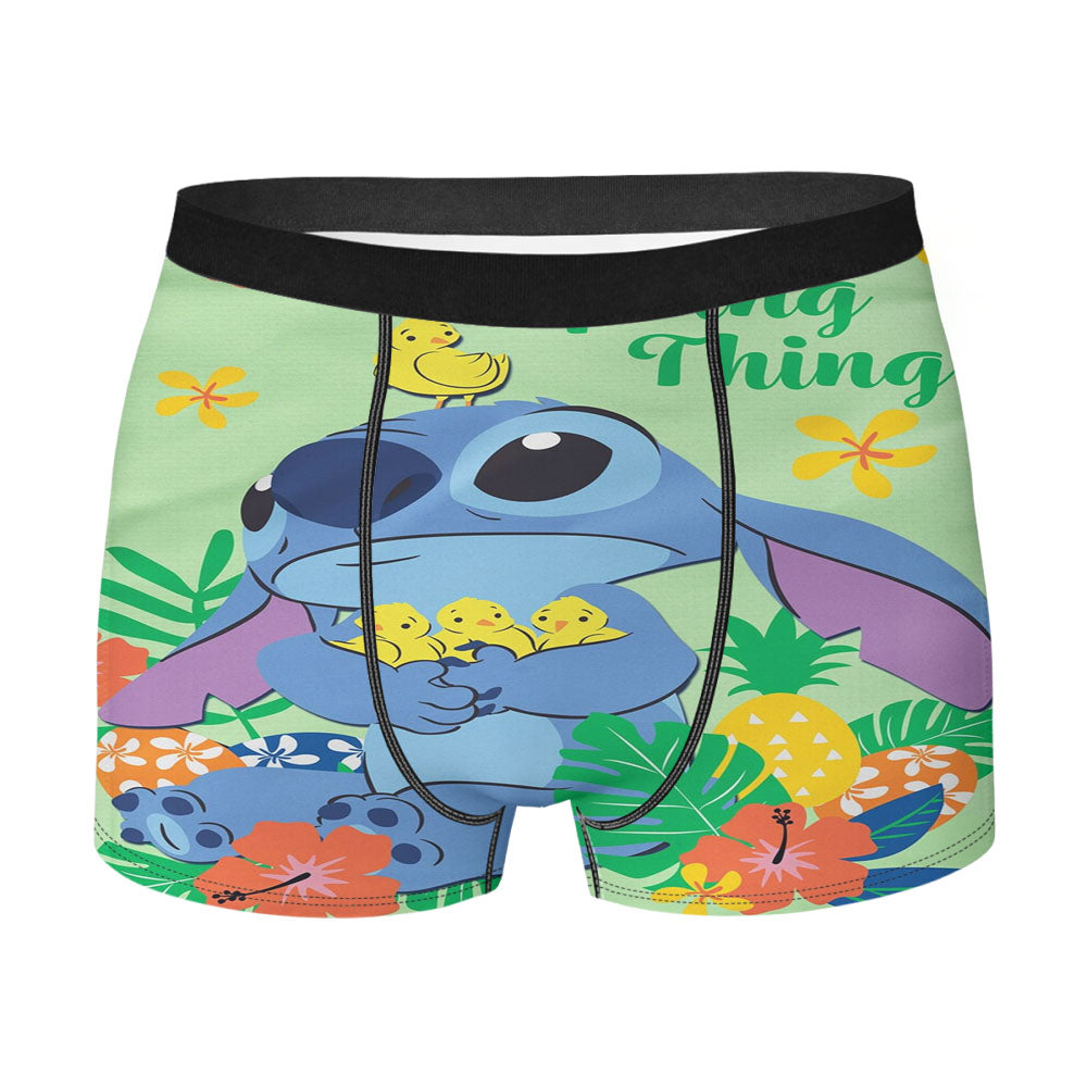 Disney Stitch Spring Men's Boxer Briefs