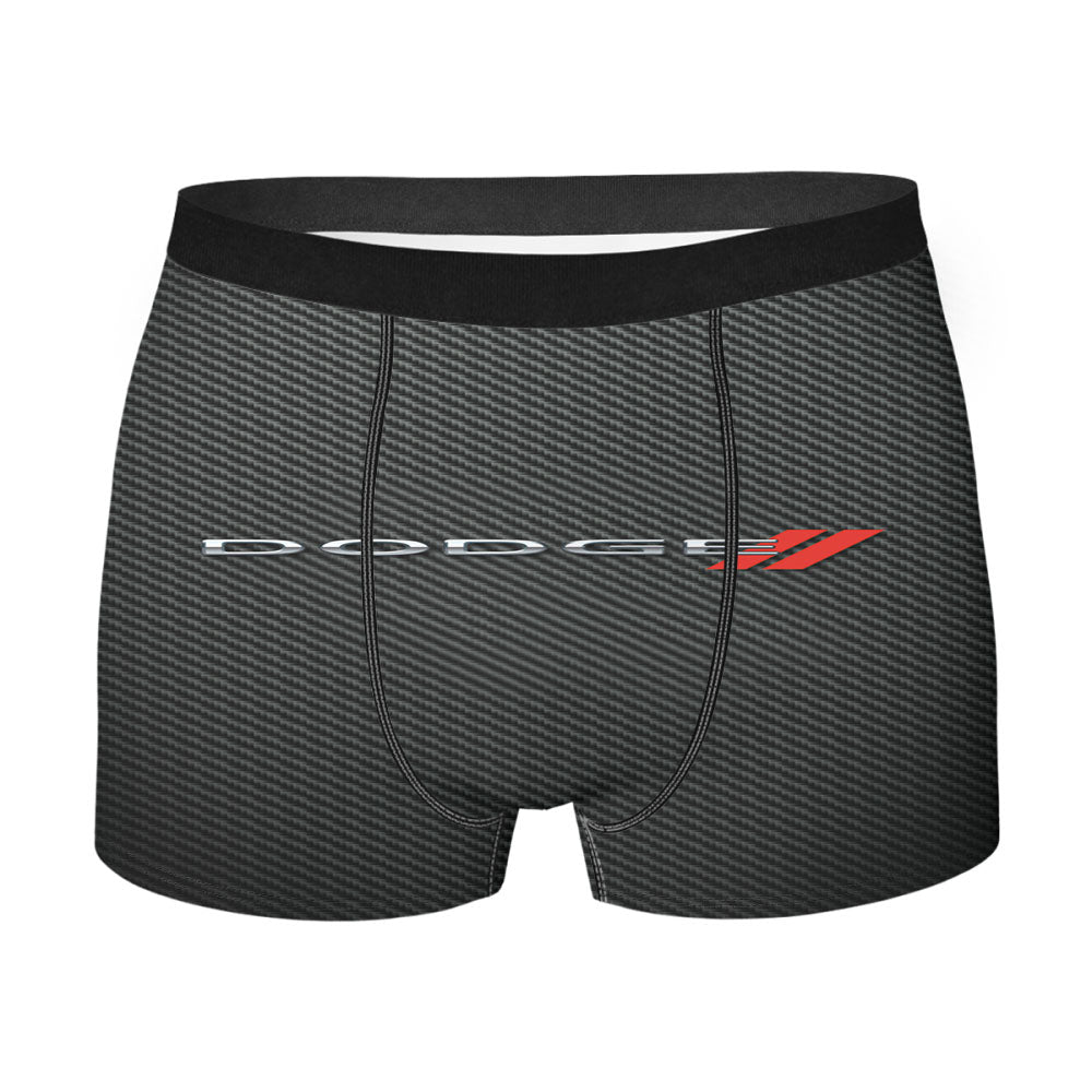 Dodge Carbon Fiber Logo Men's Boxer Briefs