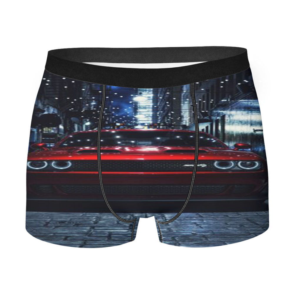 Dodge Challenger Srt 4K Men's Boxer Briefs