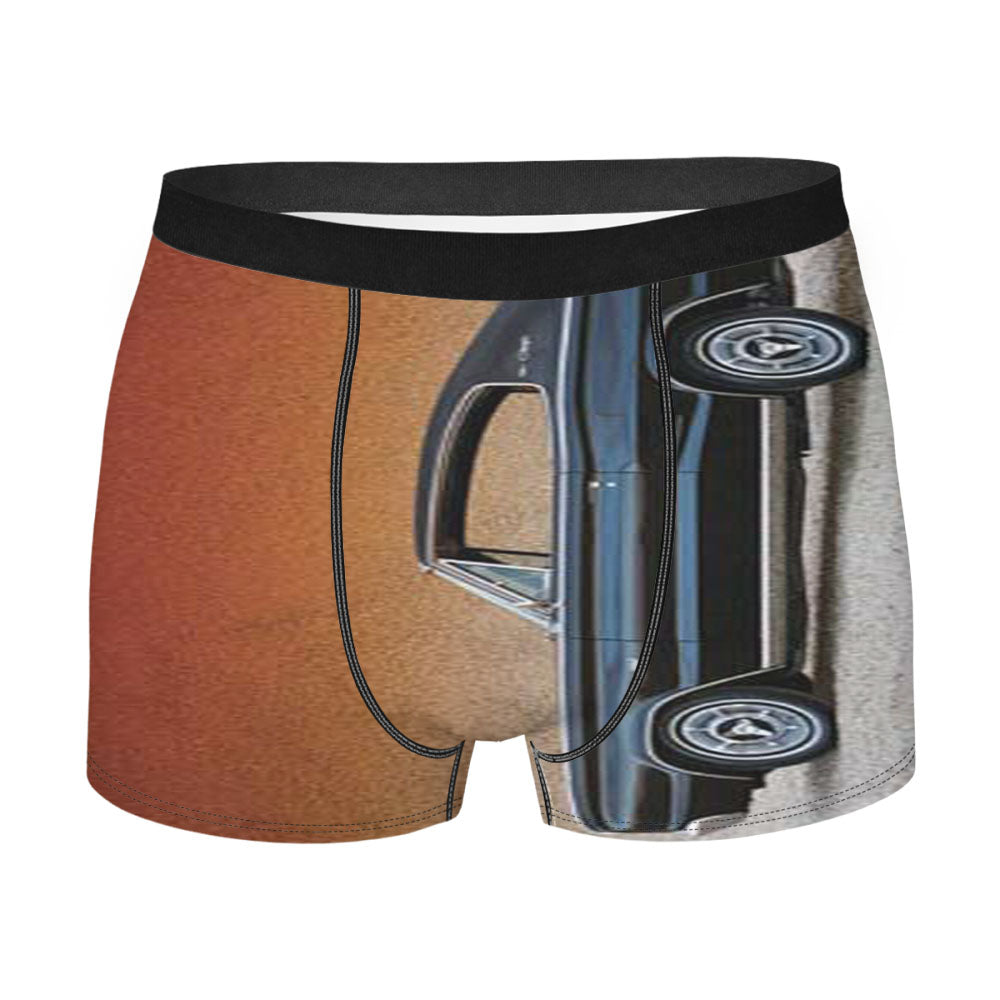 Dodge Charger 66 Blue Men's Boxer Briefs