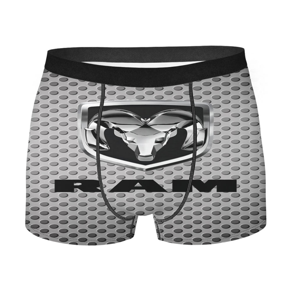 Dodge Ram Carbon Fiber Logo Men's Boxer Briefs