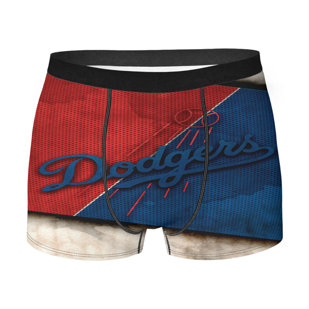 Dodgers Red Navy Men's Boxer Briefs