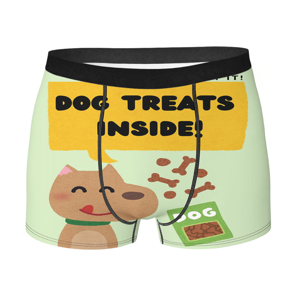 Dog Treats Inside Men's Boxer Briefs