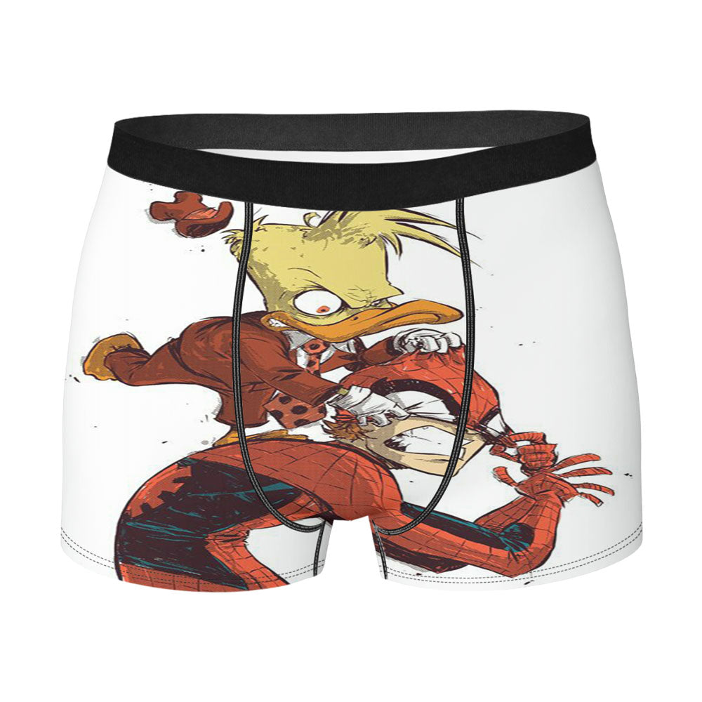 Donald Duck Vs Spiderman Men's Boxer Briefs
