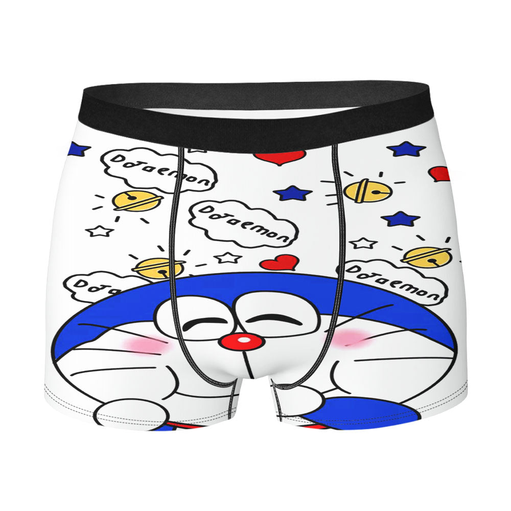 Doraemon And Cute Pattern Men's Boxer Briefs