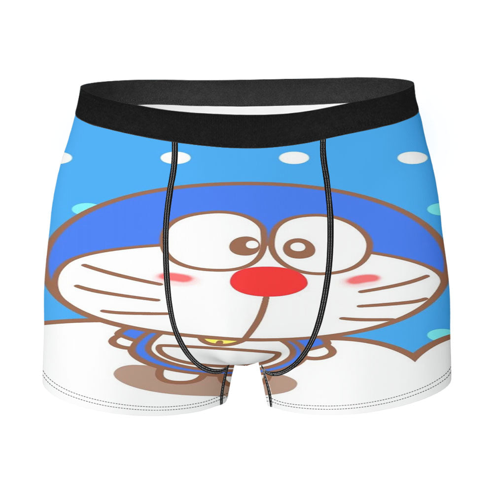 Doraemon Dot Pattern Men's Boxer Briefs