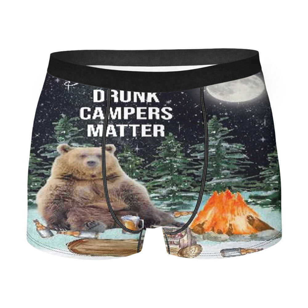 Drunk Campers Matter Men's Boxer Briefs
