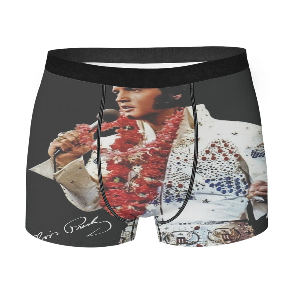 Elvis Presley In Concert Men's Boxer Briefs