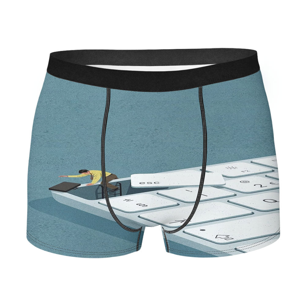 Escape Is Not The End Men's Boxer Briefs