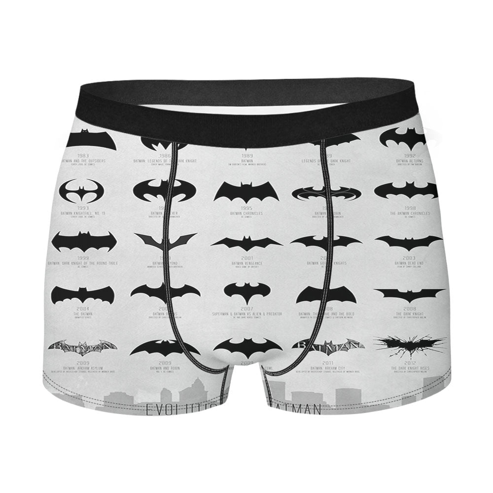Evolution Of Batman Men's Boxer Briefs