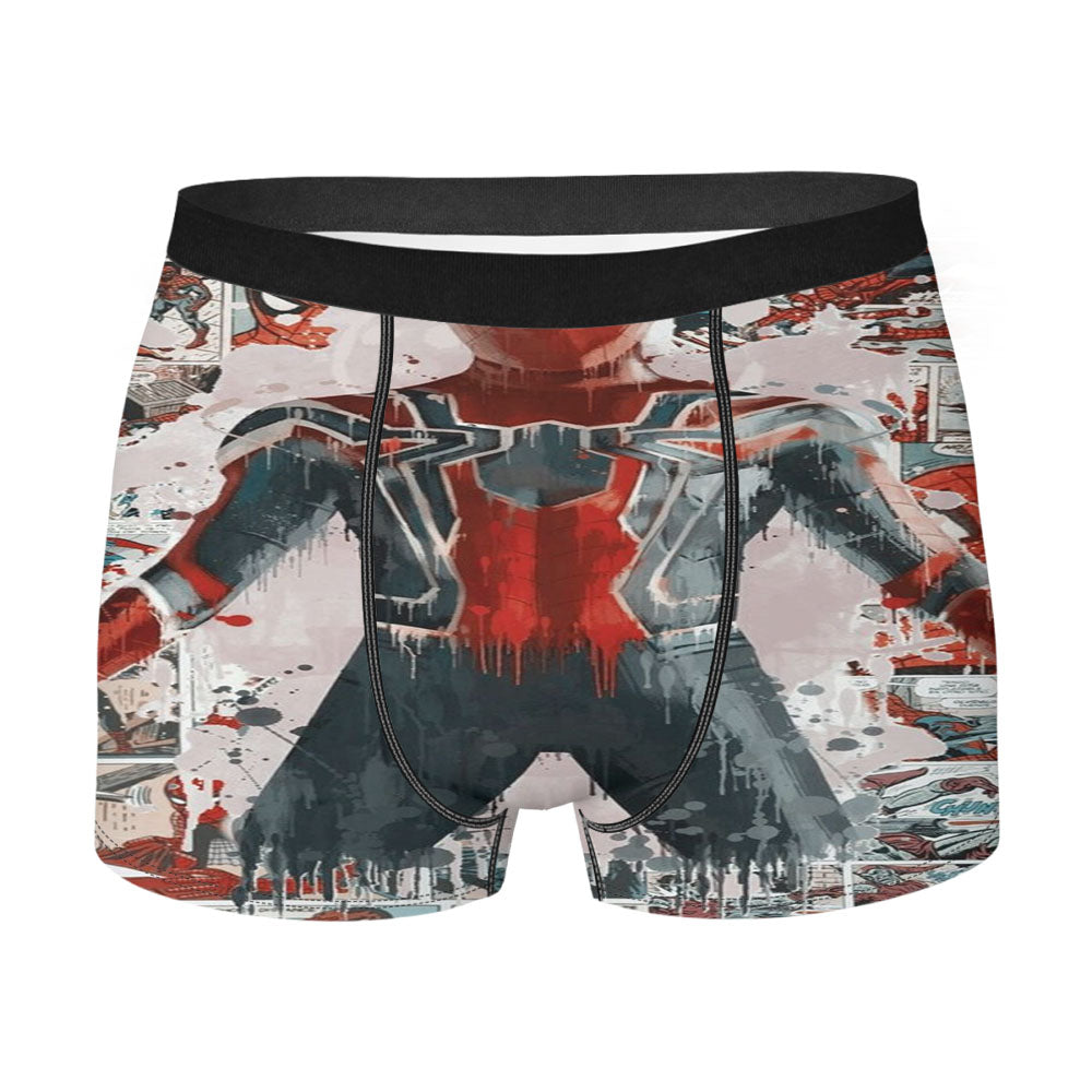 Far From Home Spiderman Comic Men's Boxer Briefs