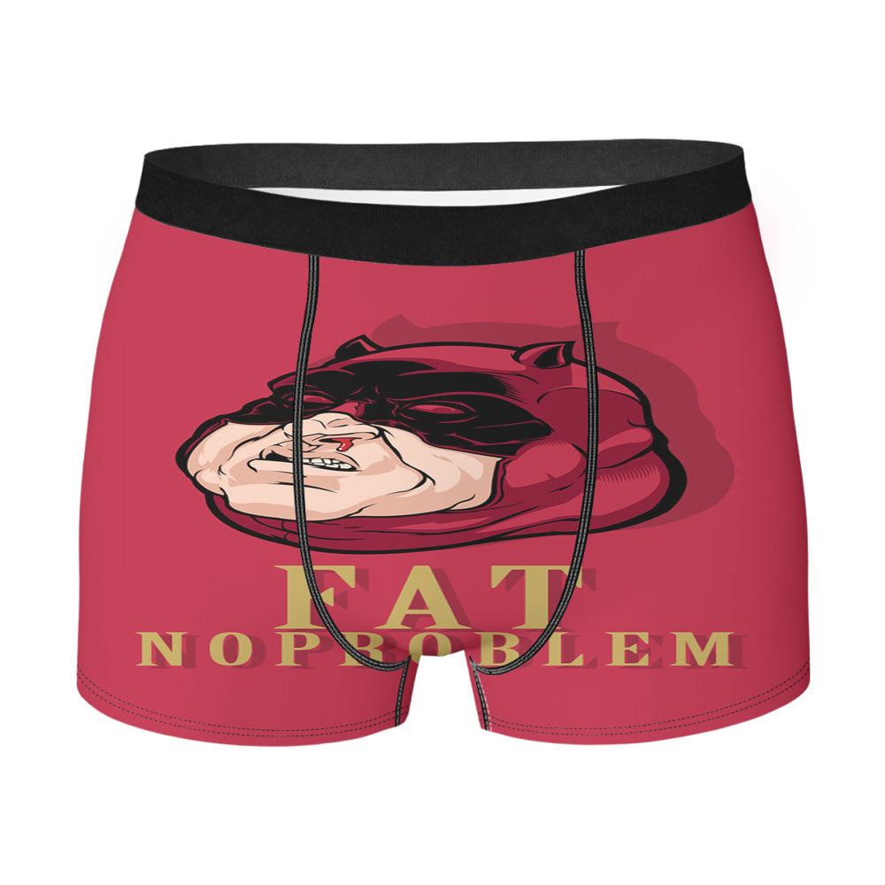 Fat Daredevil Hero Noproblem Men's Boxer Briefs