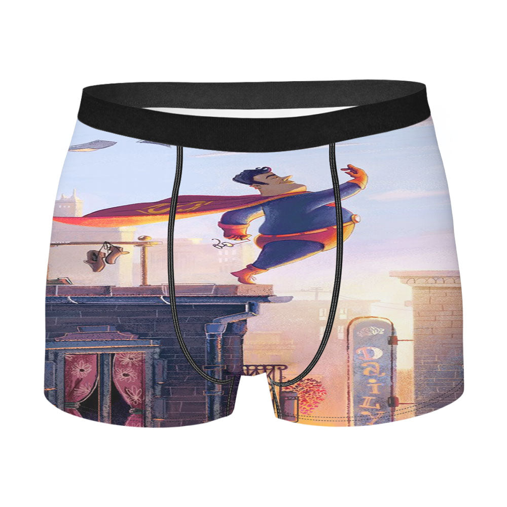 Fat Superman Men's Boxer Briefs