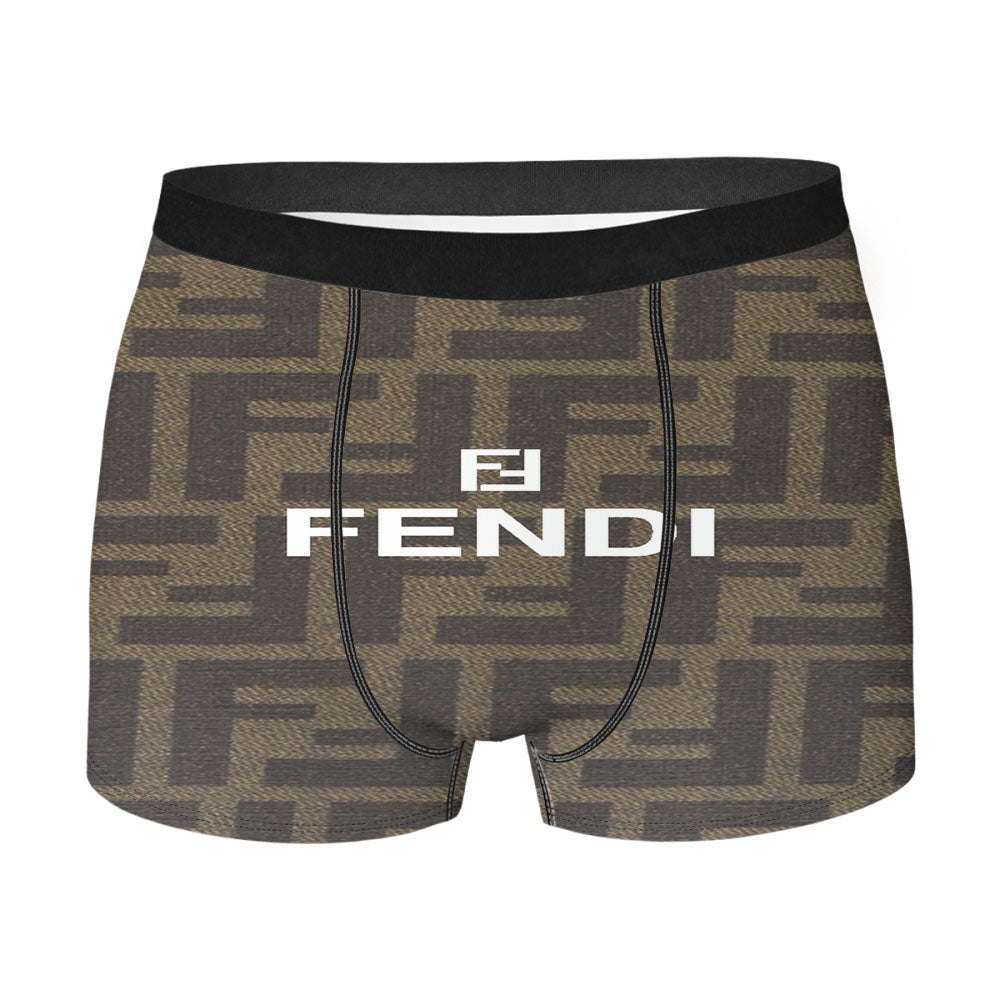 Fendi Logo Wallpaper Men's Boxer Briefs