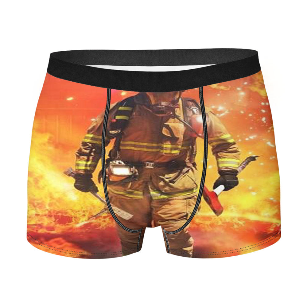 Firefighter Fireman Men's Boxer Briefs