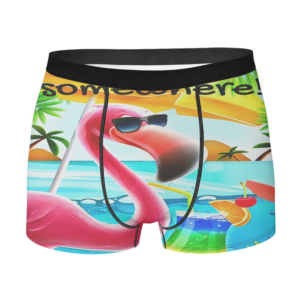 Flamingo Men's Boxer Briefs